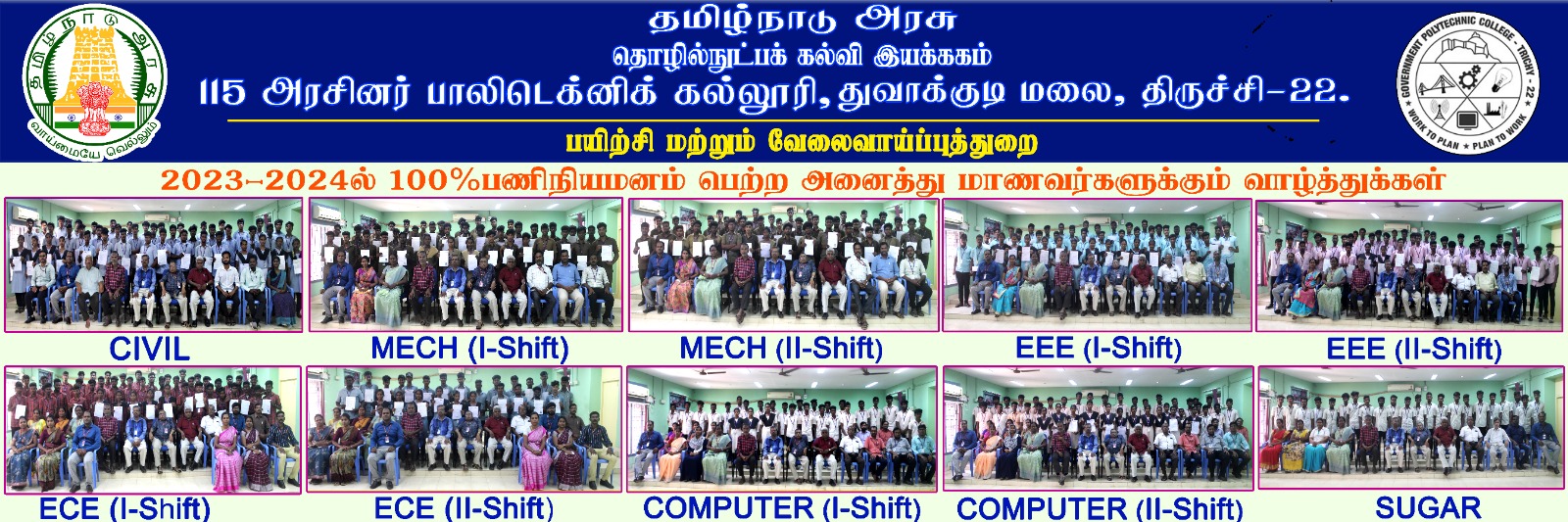 100% Placement Achievers - Batch Group Photos